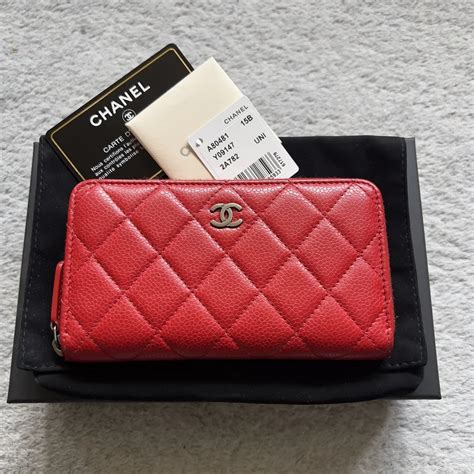 chanel wallet preloved|chanel zipped wallet small.